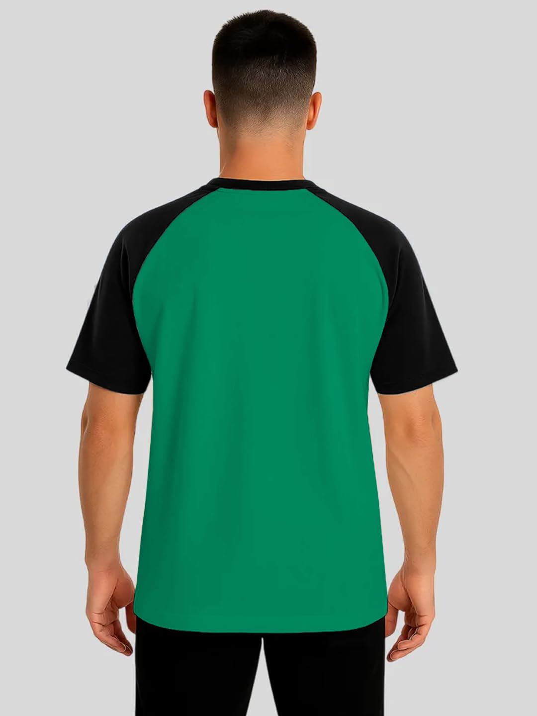 LEOTUDE Men Polycotton Classy Look Dri-Fit Round Neck Half Sleeve Tshirt| Colorful Oversized Fit T-Shirt for Mans
